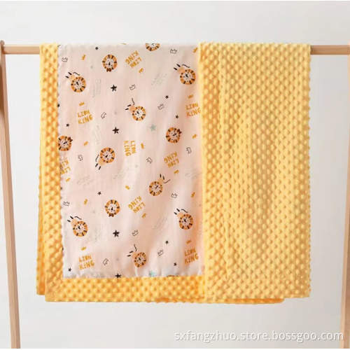 Drucken Fleece Super weiche Großhandel Neugeborene Babydecke